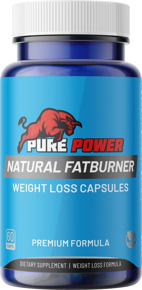 Pure Power Natural Fatburner | 60 vegan caps | Afslankpillen | Weight Loss Caps | Helpt bij het Verminderen van Lichaamsvet | Draagt bij aan Extra Energie | Vermindert het Honger Gevoel | Draagt bij aan een Snellere Stofwisseling | Natuurlijk, Veilig - Senserex