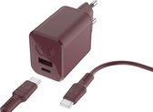 Fresh 'n Rebel Mini Charger USB-C PD // 45W + USB-C Cable - Deep Mauve
