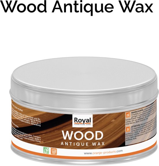 Oranje Antique Wax (Antiekwas) (370ml - Donkerbruin