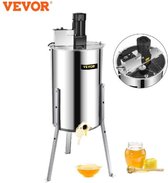 Vevor® Honing Extractor - Honing centrifuge - RVS - Elektrische Honing Extractor - Imker - 3 Frame - Honing - 140W - 18KG