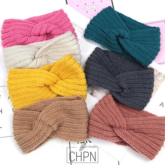 Hoofdband dames- Hippe warme hoofdbanden voor in de winter- Hip&Haar Hoofdband dames- Hippe warme hoofdbanden voor in de winter- Hip&Haar