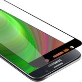 Cadorabo Screenprotector geschikt voor Samsung Galaxy NOTE 5 Volledig scherm pantserfolie Beschermfolie in TRANSPARANT met ZWART - Gehard (Tempered) display beschermglas in 9H hardheid met 3D Touch