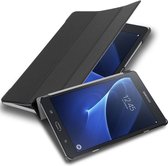 Cadorabo Tablet Hoesje voor Samsung Galaxy Tab A 2016 (7.0 inch) in SATIJN ZWART - Ultra dun beschermend geval ZONDER automatische Wake Up en Stand functie Book Case Cover Etui