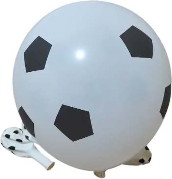 Voetbal Versiering Verjaardag - Ballonnen ballen 5 stuks latex ballon Babydouche - Feestversiering