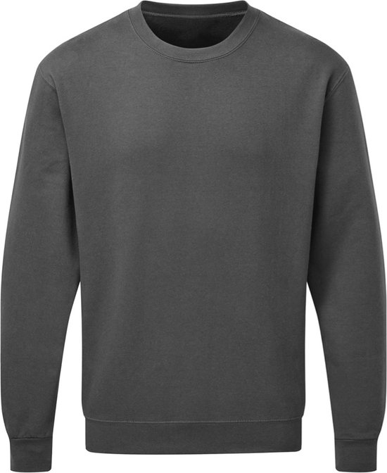 Foto: Donker grijze heren sweater crew neck merk sg maat xl