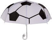 Kinderparaplu - Voetbal - Paraplu - Wit Zwart - OOTB