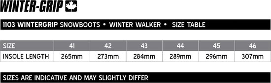 Winter-grip Winter Walker - Snowboots Senior - Zwart/Grijs - Maat 42 - Winter-grip