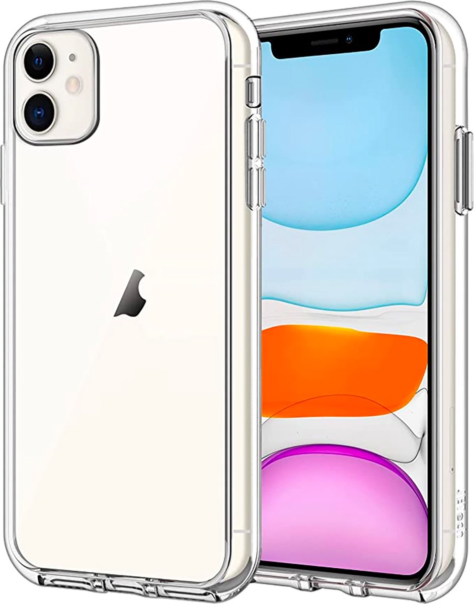 iPhone 11 hoesje transparant siliconen case apple hoesjes back cover hoes extra stevig