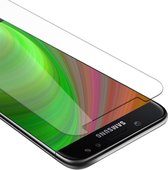 Cadorabo Screenprotector voor Samsung Galaxy J3 2017 - Pantser film Beschermende film in KRISTALHELDER Geharde (Tempered) display beschermglas in 9H hardheid met 3D Touch