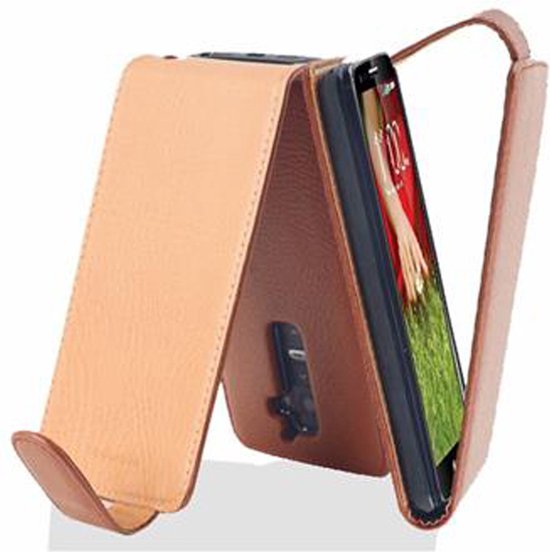 Cadorabo Custodia Libro per LG G2 Mini in Classy Argento - con Vani di