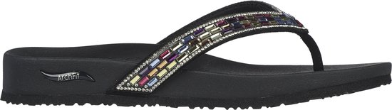 Skechers Arch Fit Meditation Glam Gal Slippers Femme - Zwart/ Multicolore - Taille 40