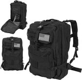 XL black military backpack