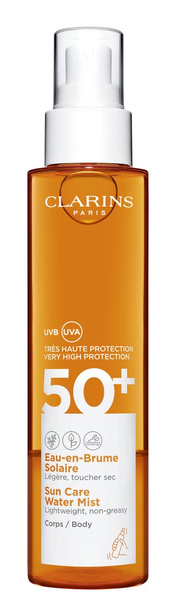Goedkoopste Clarins Sun Care Water Mist SPF50 - Zonnebrand - 150 ml