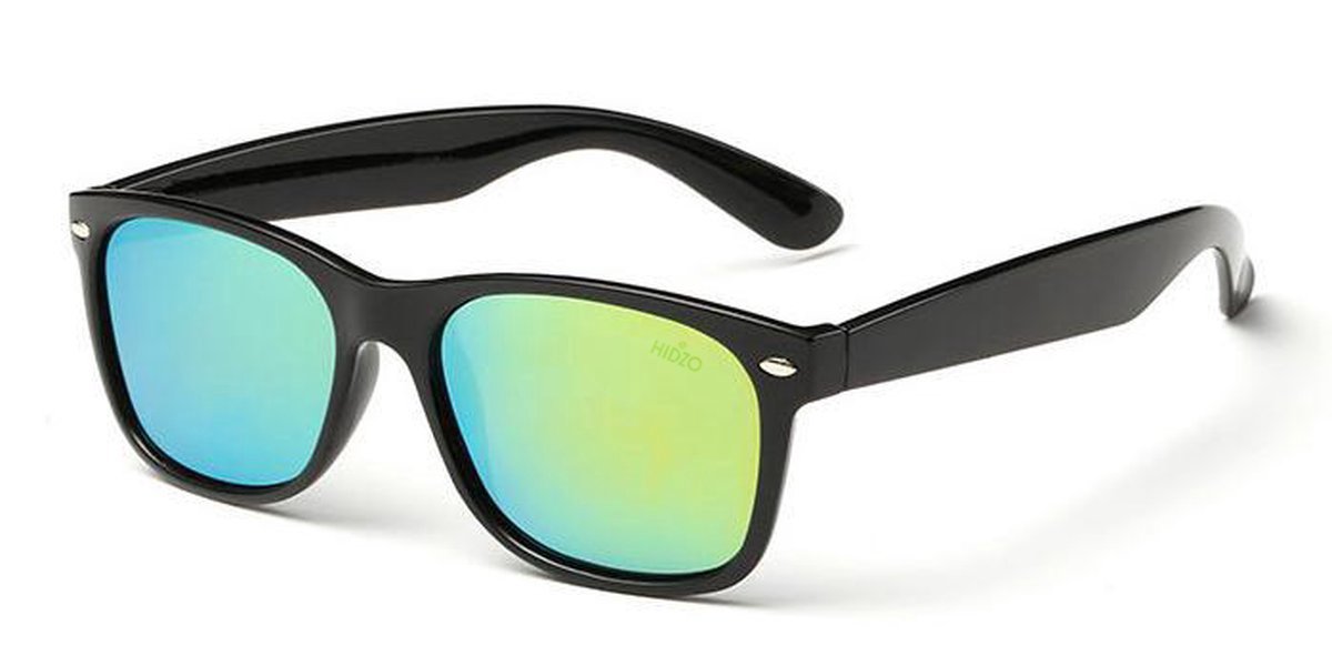 Hidzo Zonnebril zonnebril Zwart - UV 400 - In brillenkoker