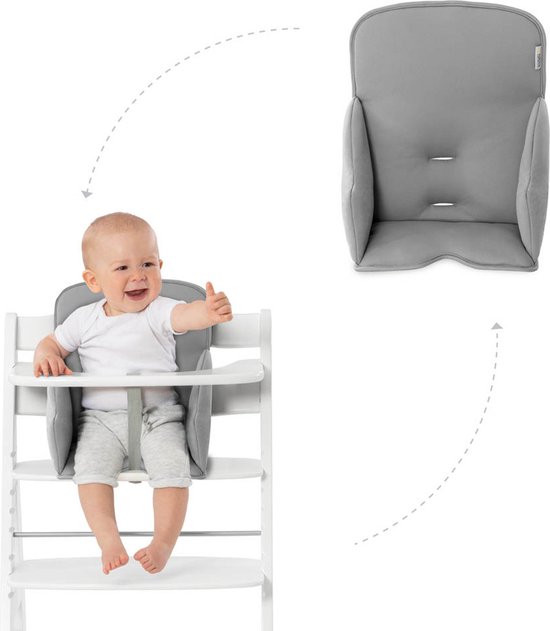 Hauck Alpha Cosy Comfort - stoelverkleiner - Stretch Grey