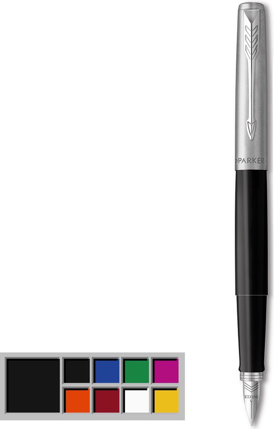 Parker Jotter Originals-vulpen | klassieke blauwe afwerking | medium punt | blauwe en zwarte inkt Parker Jotter Originals-vulpen | klassieke blauwe afwerking | medium punt | blauwe en zwarte inkt