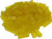 100 Bouwstenen 1x4 | Transparant Geel | Compatibel met Lego Classic | Keuze uit vele kleuren | SmallBricks