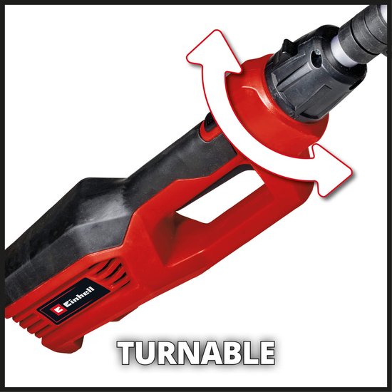Einhell Elektrische Telescopische Tuin-Multitool GC-HC 90/2046 T - 900 W - Snoeilengte heggenschaar: 41,2 cm - Snoeilengte kettingzaag: 18 cm - Geleidesteel maximaal 2,60 m van Einhell — afbeelding 3