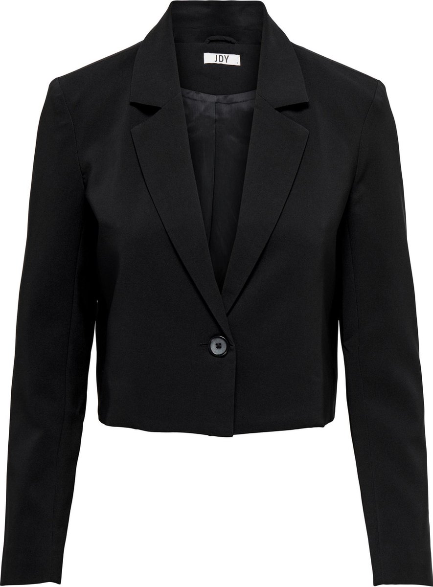 Jacqueline de Yong Blazer Jdycheetah Cropped Blazer Wvn 15288975 Black Dames Maat - M