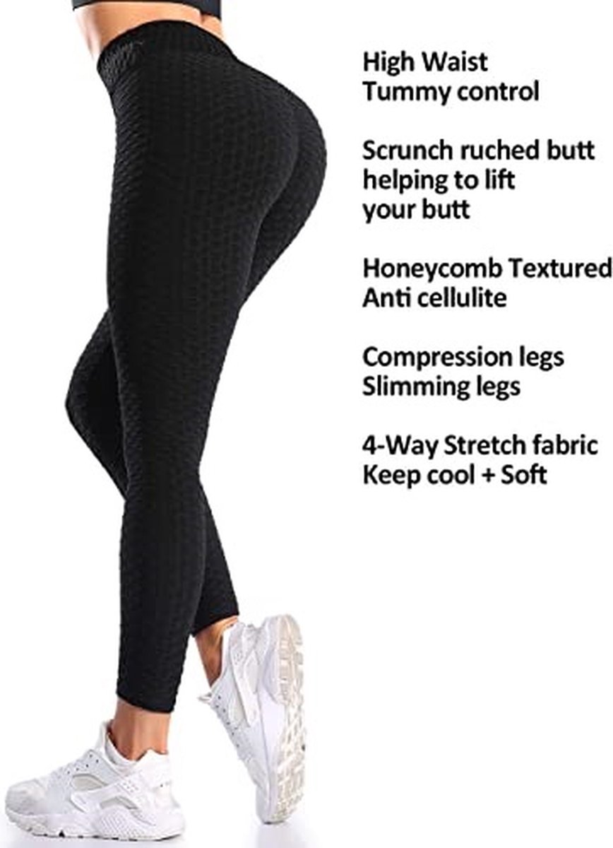 Nuofengkudu Knielengte Fitnessshorts voor Dames Cargo 4 Zakken Hardlopen Scrunch Billen Hoge Taille Buikcontrole Stretch Workout Korte Short, Zwart, XL