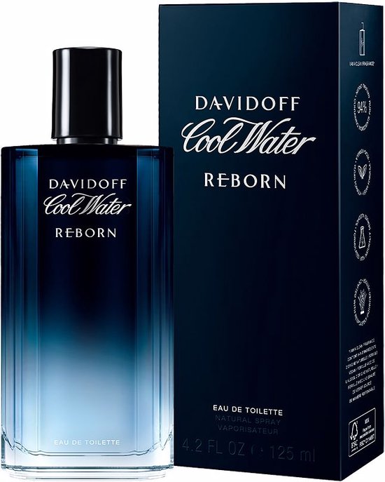 Davidoff Cool Water Reborn - Eau De Toilette - Herengeur - 125 ml