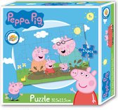 Peppa Pig - Puzzel 24 stukjes 29x40cm - Legpuzzel - Kinderpuzzel