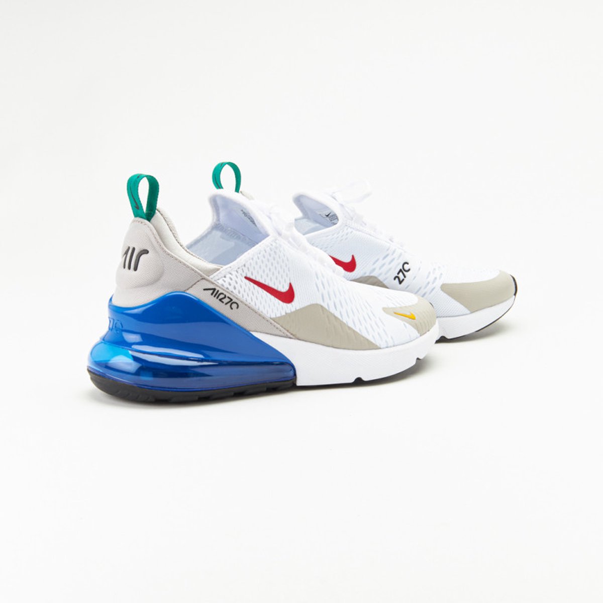 Nike Air Max 270 - Heren Sneakers Sportschoenen Schoenen Wit-Blauw  DV3731-100 - Maat... | bol