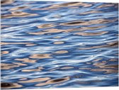 Acrylglas - Licht vallend op het Water - 100x75 cm Foto op Acrylglas (Met Ophangsysteem)