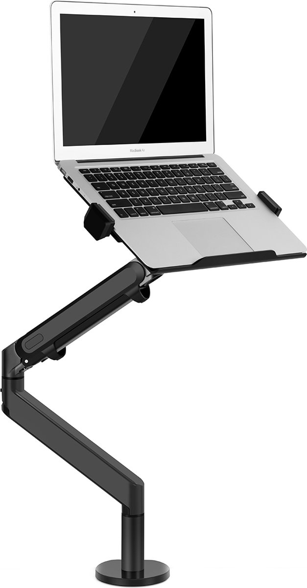 Alberenz® Laptoparm gasveer zwart - Monitorbeugel -Laptop Standaard - Verstelbaar - Monitorstandaard Gasveer