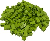 200 Bouwstenen 1x2 | Lime | Compatibel met Lego Classic | Keuze uit vele kleuren | SmallBricks