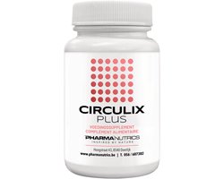 CIRCULIX PLUS 60 V-caps Pharmanutrics - Circulatie - Doorbloeding - Winterhanden - Wintertenen - Natuurlijk Complex- OPC -Gingko Biloba - Concentratie - Oorsuizen