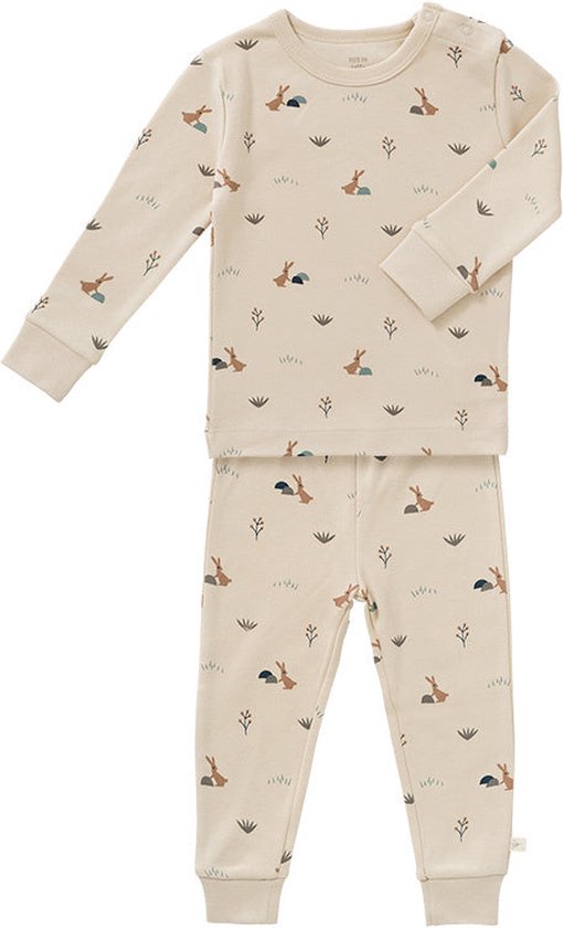 Fresk 2-Delige Pyjama | Rabbit Sandshell - Maat 98