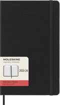 Agenda Moleskine 18 mois - 2023/24 - Quotidien - Grand - Couverture rigide - Zwart