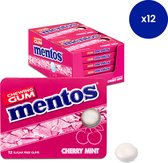Mentos suikervrije kauwgom - Cherry Mint - 12 blisters