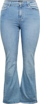 PIECES PCPEGGY FLARED HW JEANS LB NOOS QX BC Dames Jeans - Maat 46