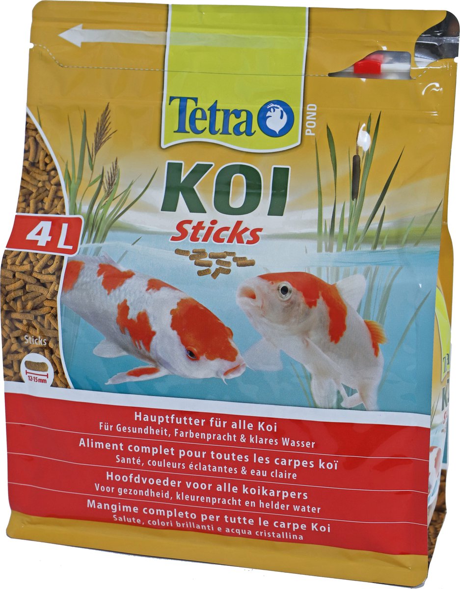 Aliment complet pour les carpes Koï sous forme de stick - Tetra Pond Koï  stick - 1 L Tetra