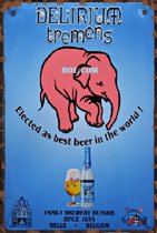 Delirium Tremens Giftpack | Glas met roze olifant