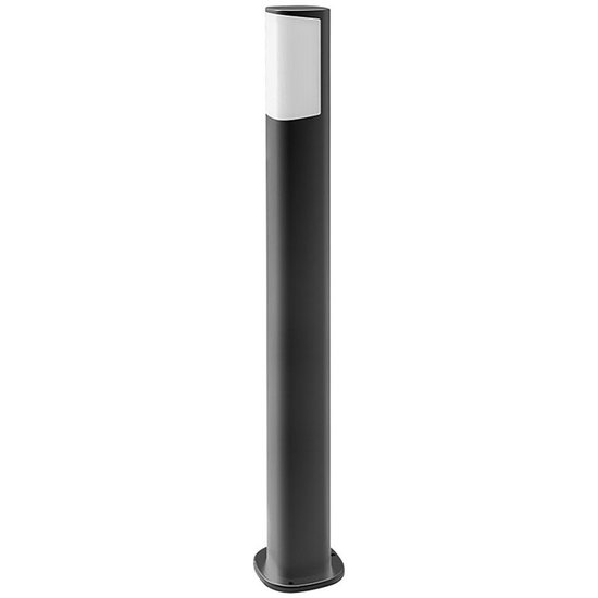 Merkloos LED Tuinverlichting - Staande Buitenlamp - Brinton Tarin - 7W - Warm Wit 3000K - Mat Antraciet - Rond - Aluminium - 80cm