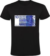 10 Gulden Heren T-shirt | geld | biljet | briefje | briefgeld | tien | joetje | tientje | munt