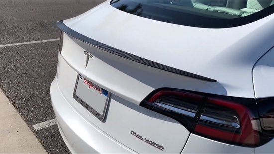 Achtervleugel Voor Tesla Voor Model S 2012-2023 ABS Materiaal Auto