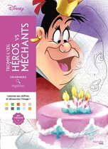 Coloriages Mystères Disney Trompe l'Oeil Héroes vs Méchants - Hachette - Kleuren op nummer kleurboek