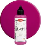 Viva Decor Blob Paint - 90ml - Schilderen- Verf - 3d effect - Nieuw, Kleurrijk - Ontspannend - Creative Hobby - DIY - Knutselen - Vrije tijd - Handwerken - Magenta