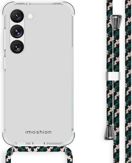 Foto: Imoshion hoesje met koord geschikt voor samsung galaxy s23 imoshion backcover met koord transparant