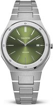 Valuchi Heren Date-Master Roestvrijstaal Quartz Horloge -  Zilver Groen