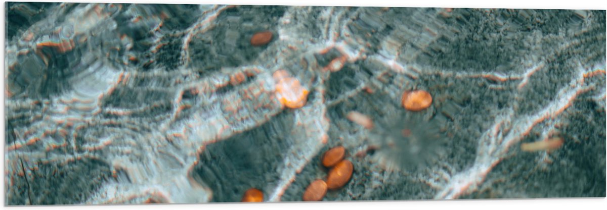 Acrylglas - Kleingeld op Bodem van Fontein - 120x40 cm Foto op Acrylglas (Met Ophangsystee