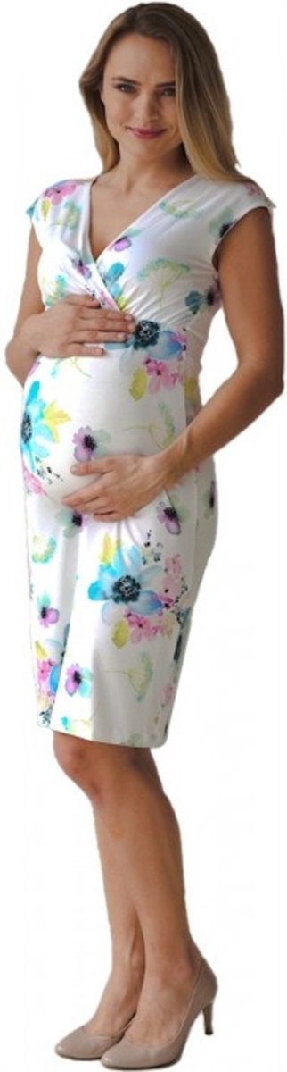 Jurk Sarah met Bloemprint maat 36 (S)