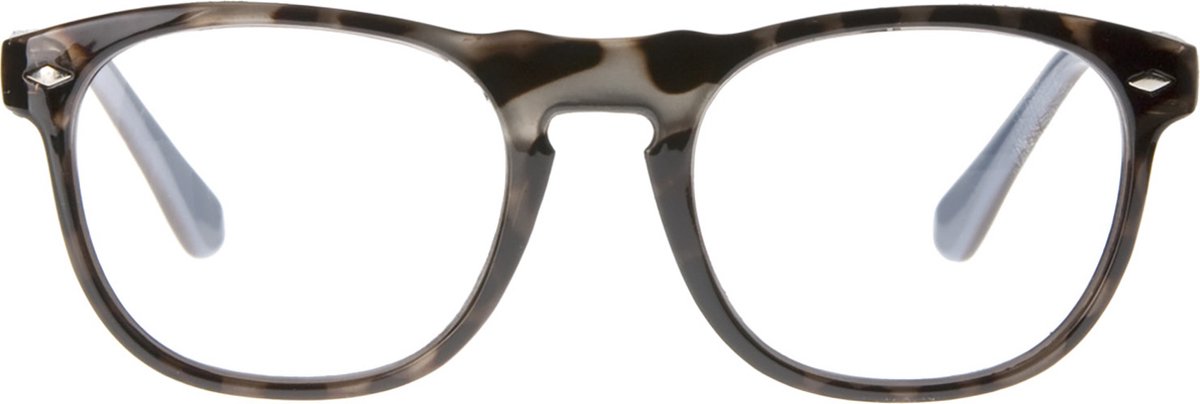 Noci Eyewear WCE002 Luciano Leesbril +1.00 - Wit tortoise over lichtblauw