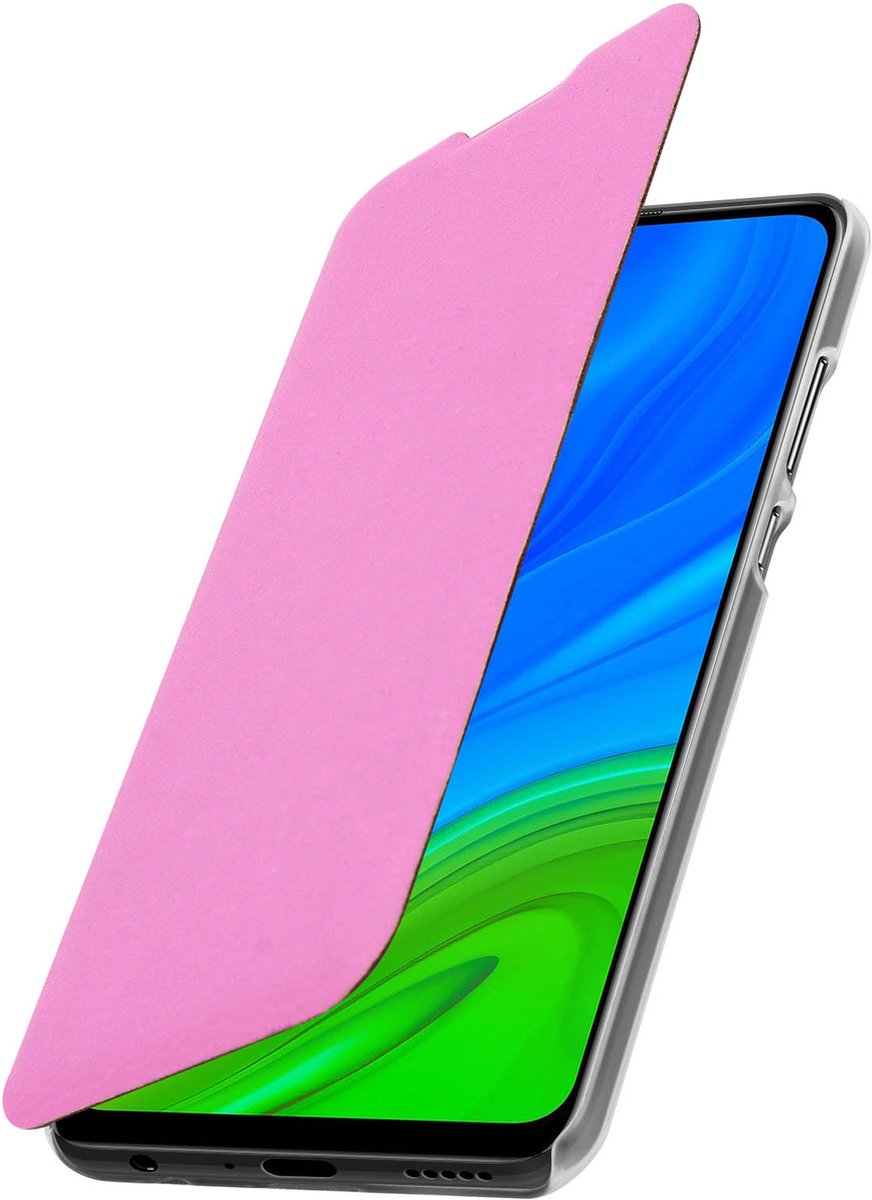 P Smart 2020 Flip Wallet Kaarthouder Hoes roze