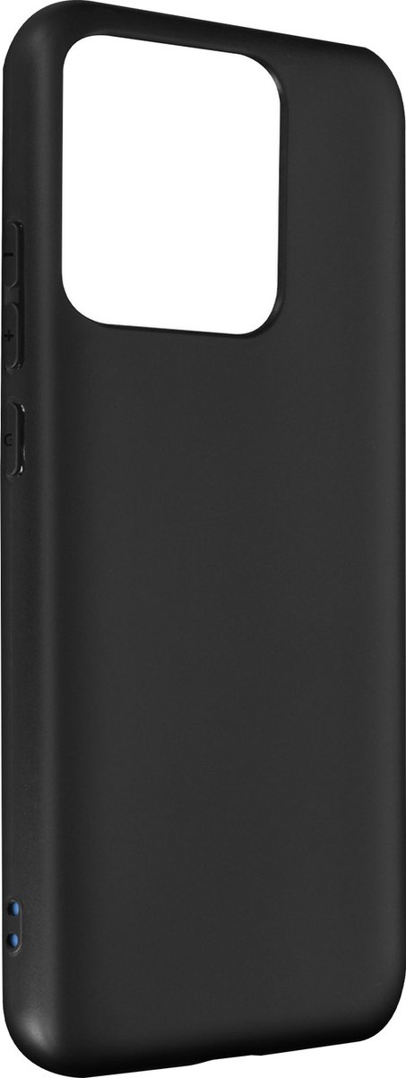 Geschikt voor Xiaomi Redmi 10A Case Sterk Soepel en Flexibel Siliconegel Zwart