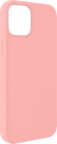 Geschikt voor Apple iPhone13 hoesje Siliconen met Soft-touch afwerking roze